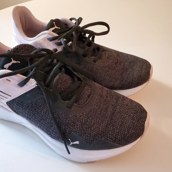 PUMA Disperse Running Shoes Grey/Black light Pink Size 9 - Picture 2 of 13